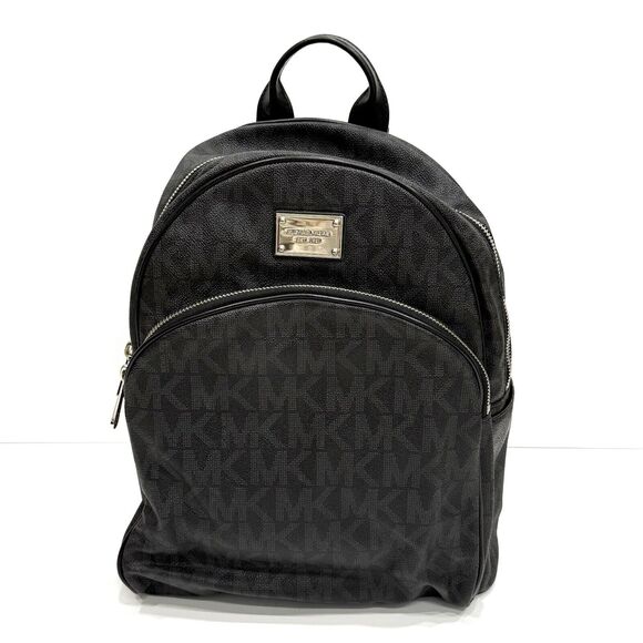 Michael Kors Black Logo Women Travel School Backpack Shoulder Diaper Bag MK main image 15